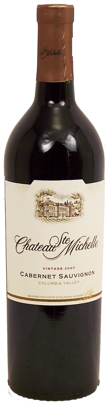 Chateau Ste. Michelle  cabernet sauvingnon wine of Columbia Valley, 13.8% alc. by vol. Full-Size Picture